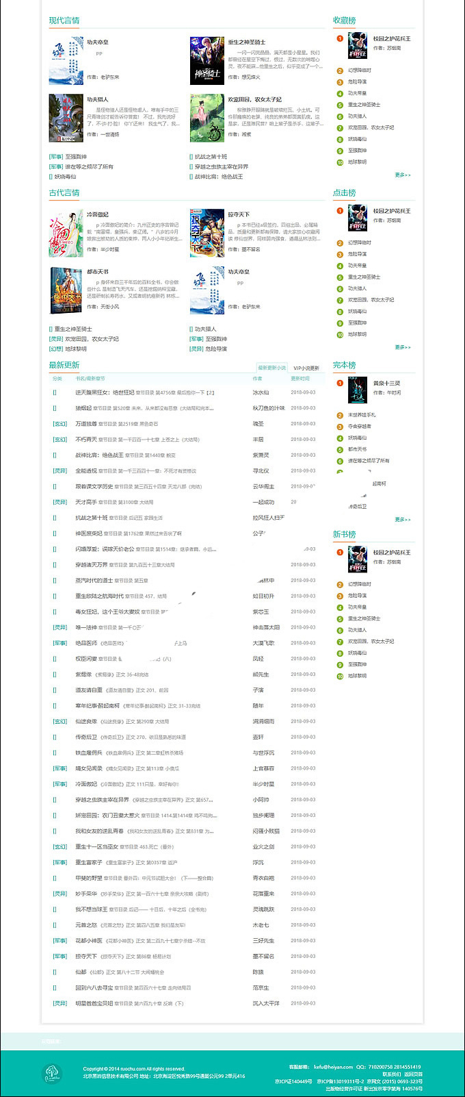 仿《若初文学网》原创小说网站系统源码(带采集+支付+VIP会员系统) 杰奇小说专题第2张-易乐网